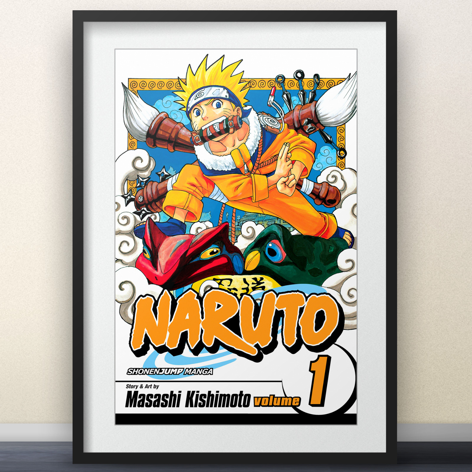 Naruto Vol 1 Cover Art -  11x17\