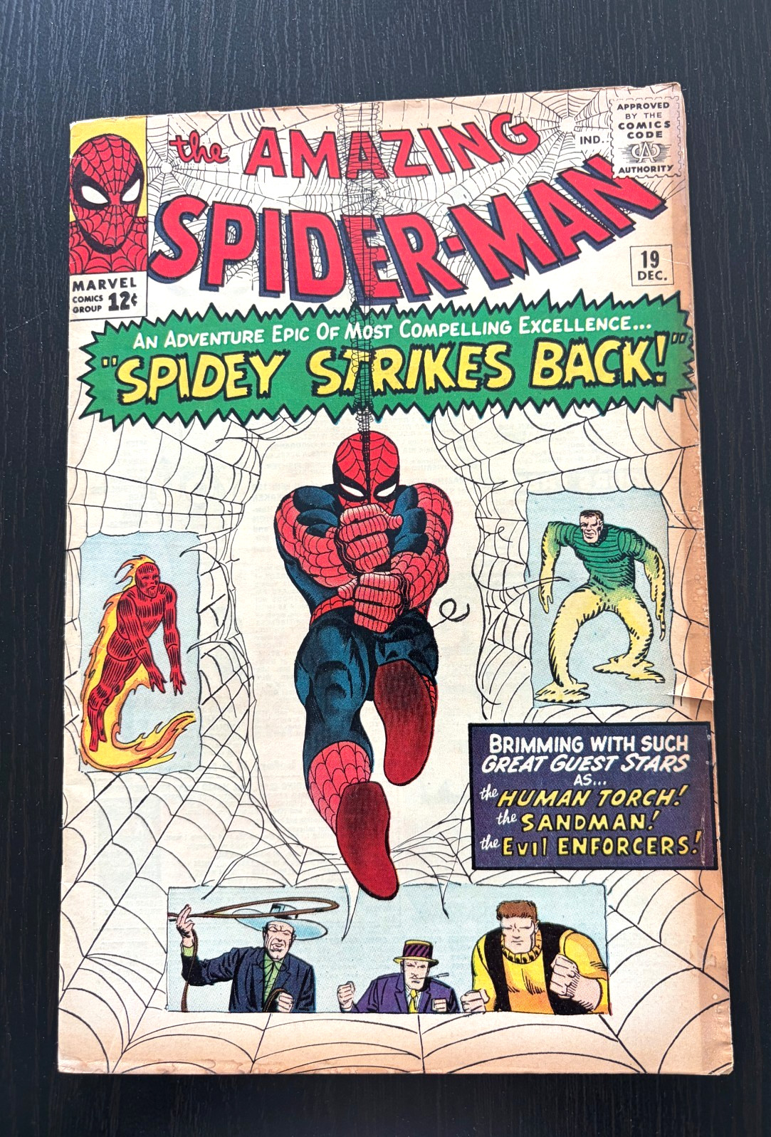 Amazing Spider-Man # 19, 1964, F- 5.5 1st Apps. MacDonald Gargan & Rock Gimpy