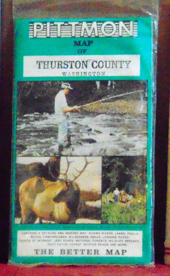 Undated Pittmon Road Map of Thurston County, Washington