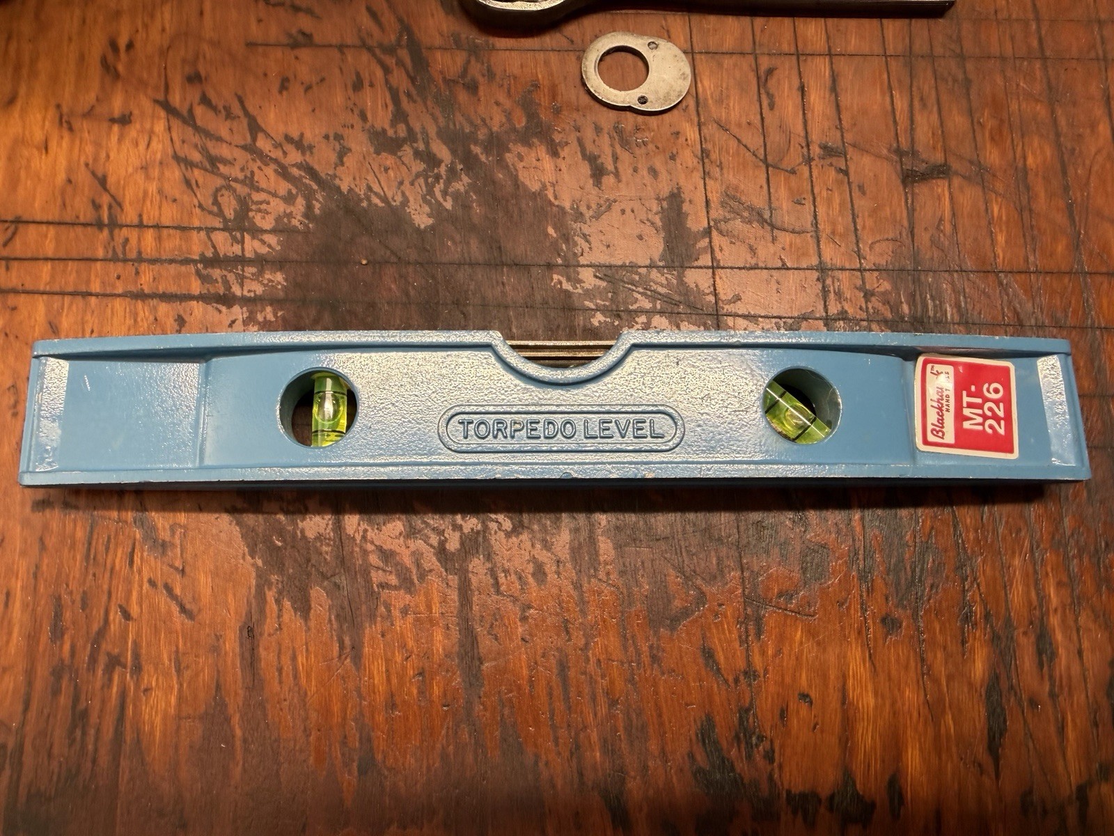 Vintage Blackhawk MT-226 Aluminum Torpedo Level, 9