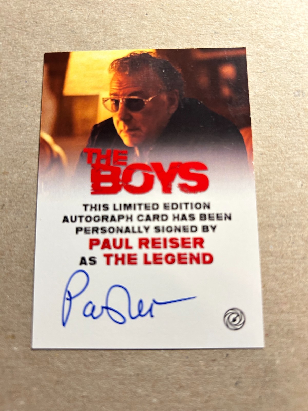 Paul Reiser as The Legend CUSTOM Auto Autograph Card The Boys PROOF UK 5/4/25 Paul Reiser as The Legend CUSTOM Auto Autograph Card The Boys PROOF UK 5/4/25