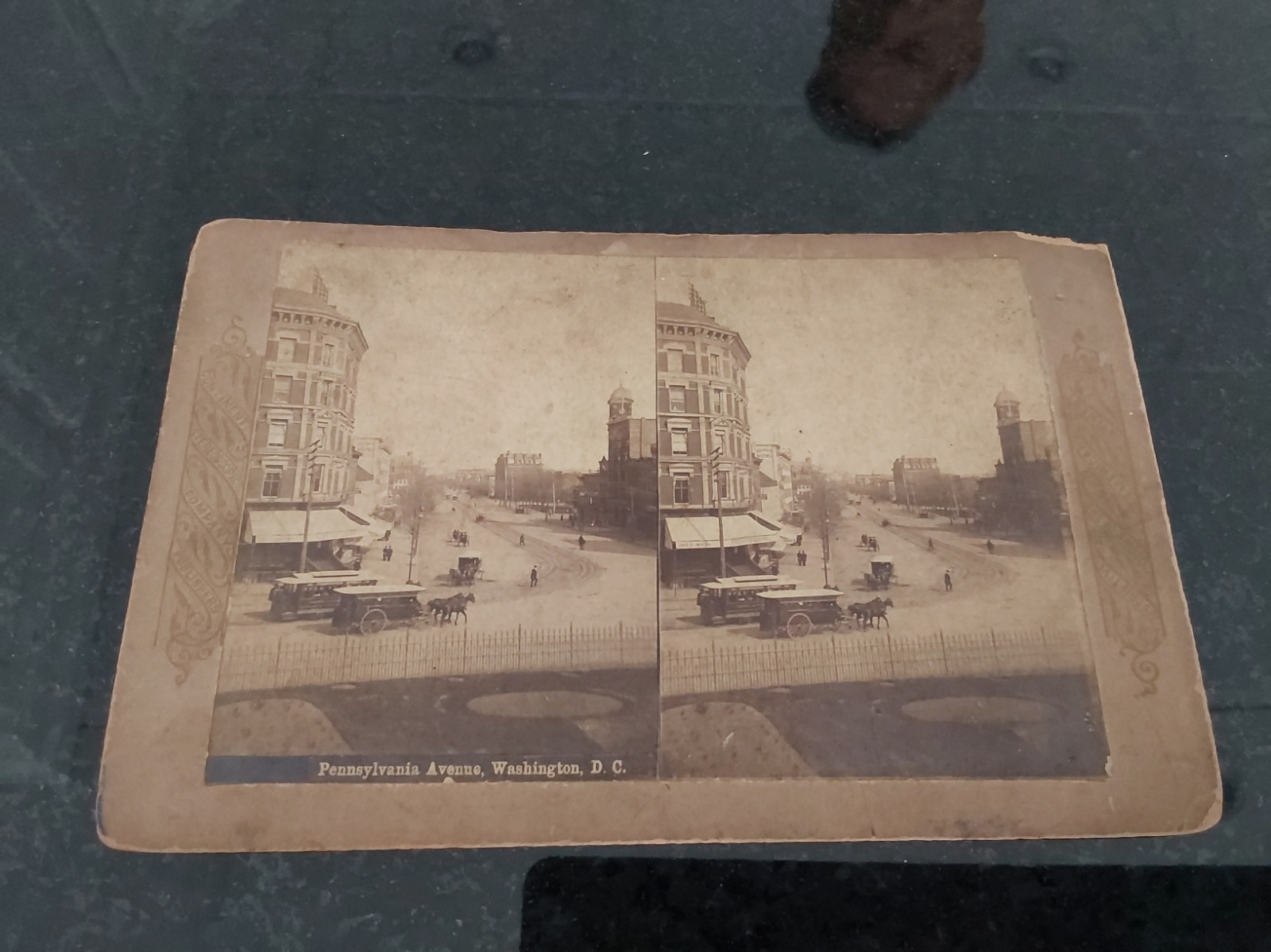 Pennsylvania Avenue Washington DC From Treasury Towards Capitol Stereoview Photo Pennsylvania Avenue Washington DC From Treasury Towards Capitol Stereoview Photo