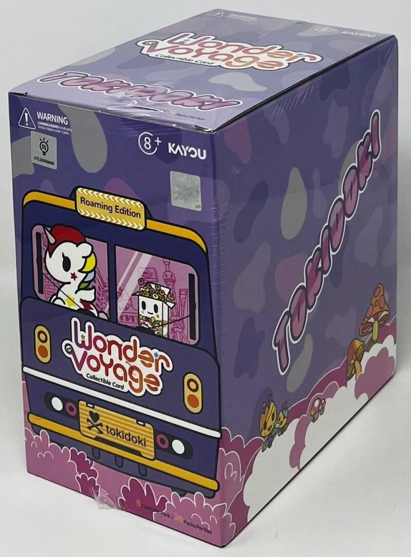 2025 Tokidoki Wonder Voyage Collectible Trading Card Roaming Edition Booster Box