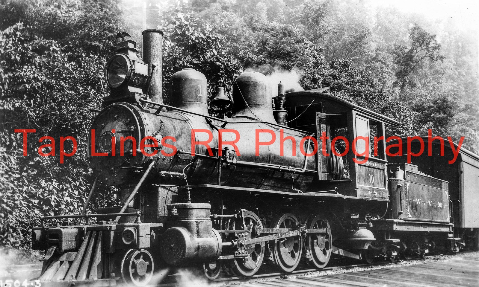 West Virginia Midland 10 Webster Springs 8-1913 3\' gauge New 5x8 Photo