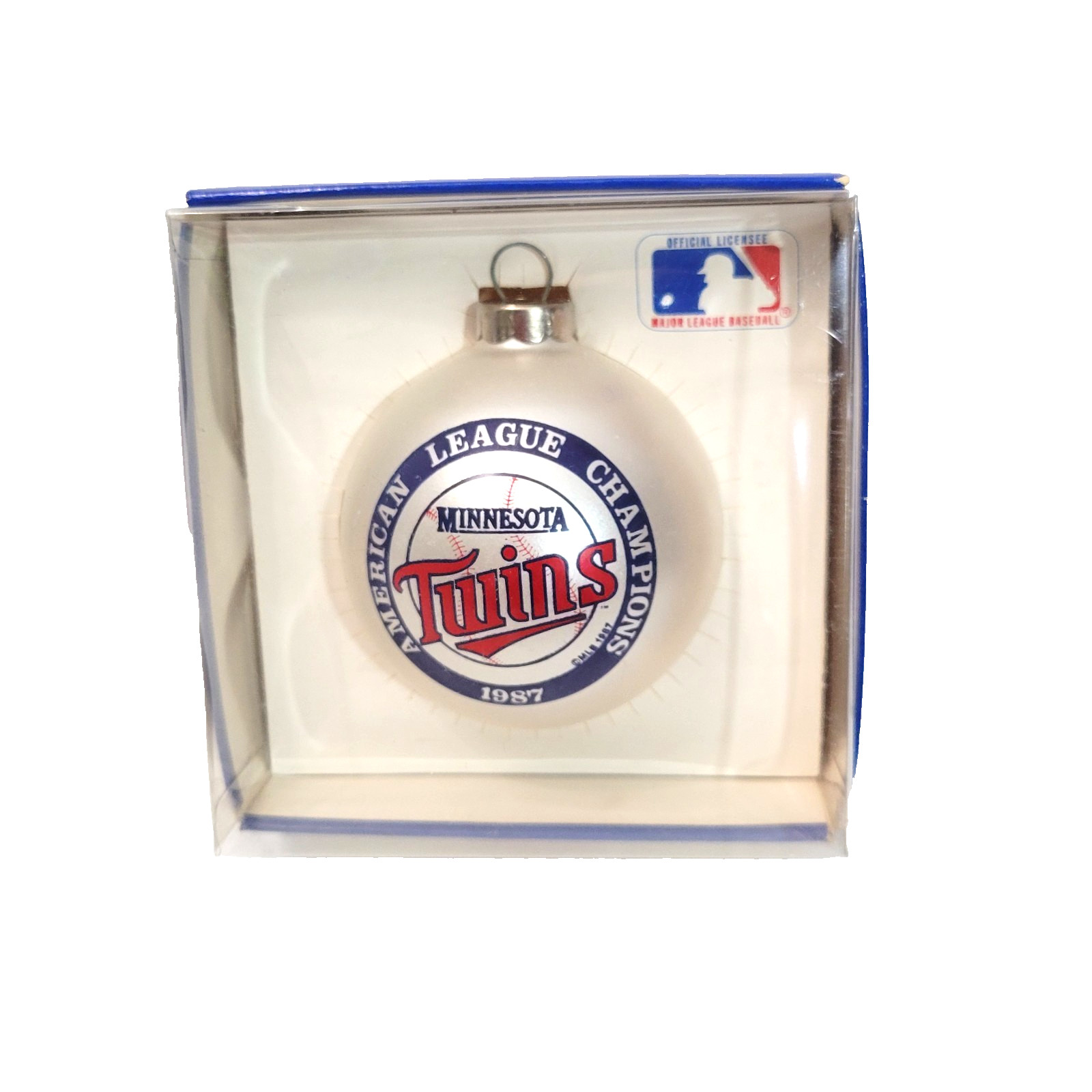 Vintage 1987 Minnesota Twins American League Champions Glass Ornament Topperscot Vintage 1987 Minnesota Twins American League Champions Glass Ornament Topperscot