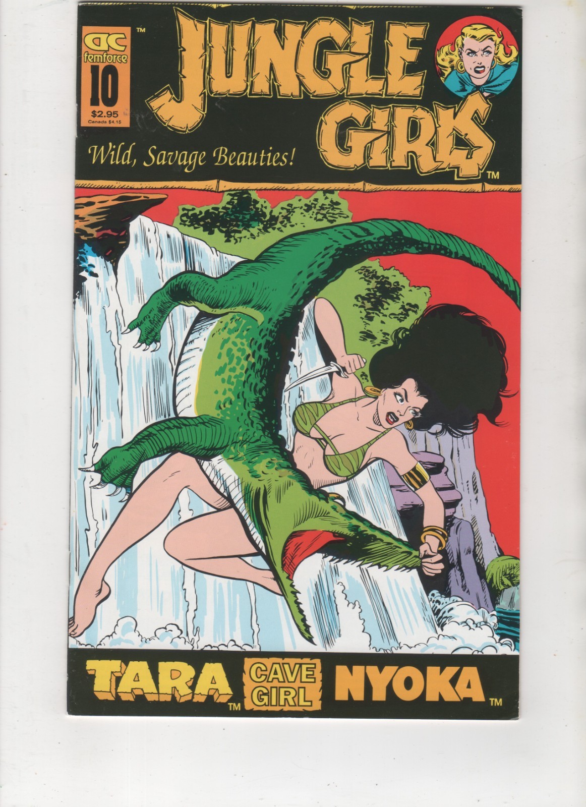 Jungle Girls #10, Bob Powell, GGA, Low Print Run, HTF, FN/VF 7.0, 1st Print,1992 Jungle Girls #10, Bob Powell, GGA, Low Print Run, HTF, FN/VF 7.0, 1st Print,1992