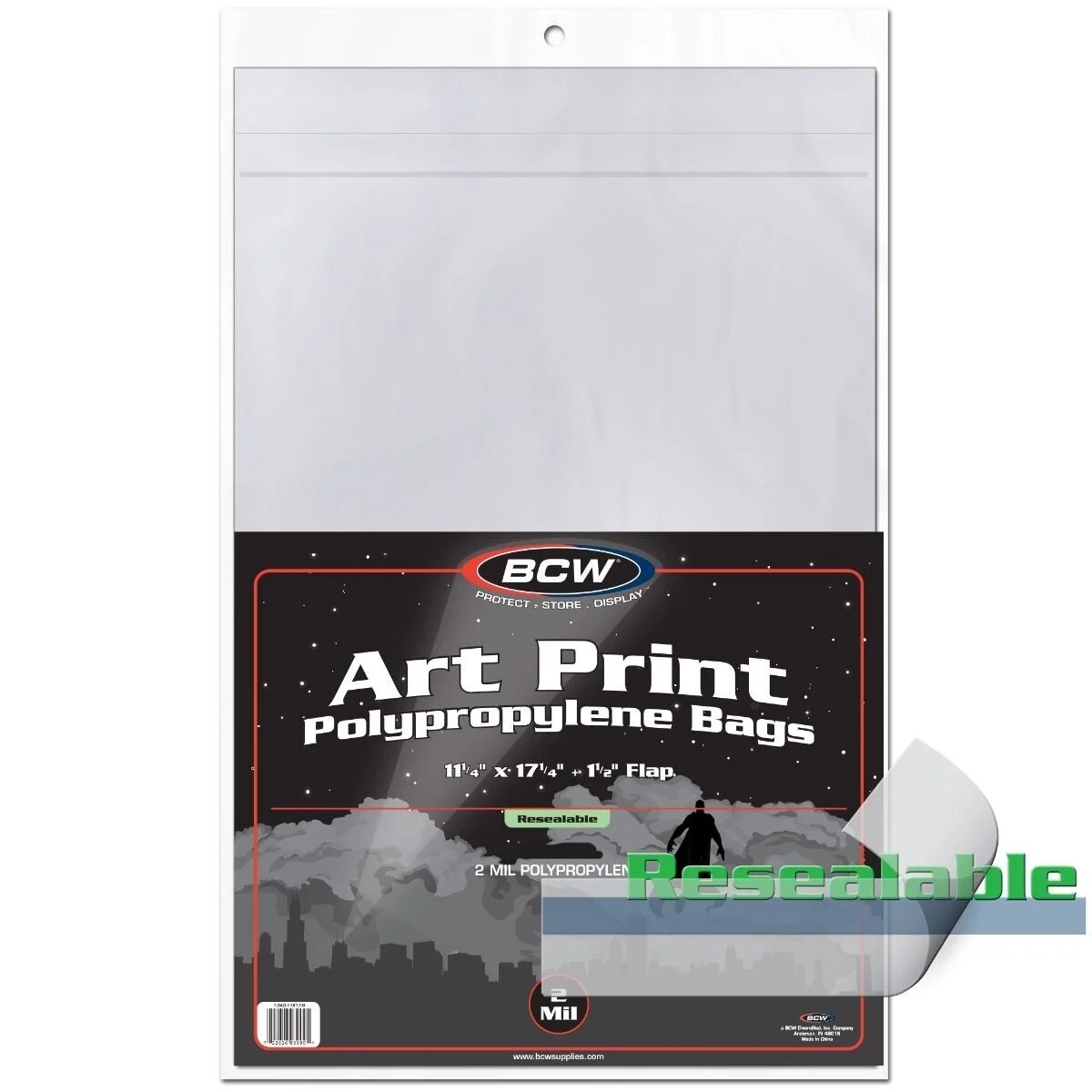 NEW (15 CT) BCW Art Print 11 x 17 Sleeve- Resealable
