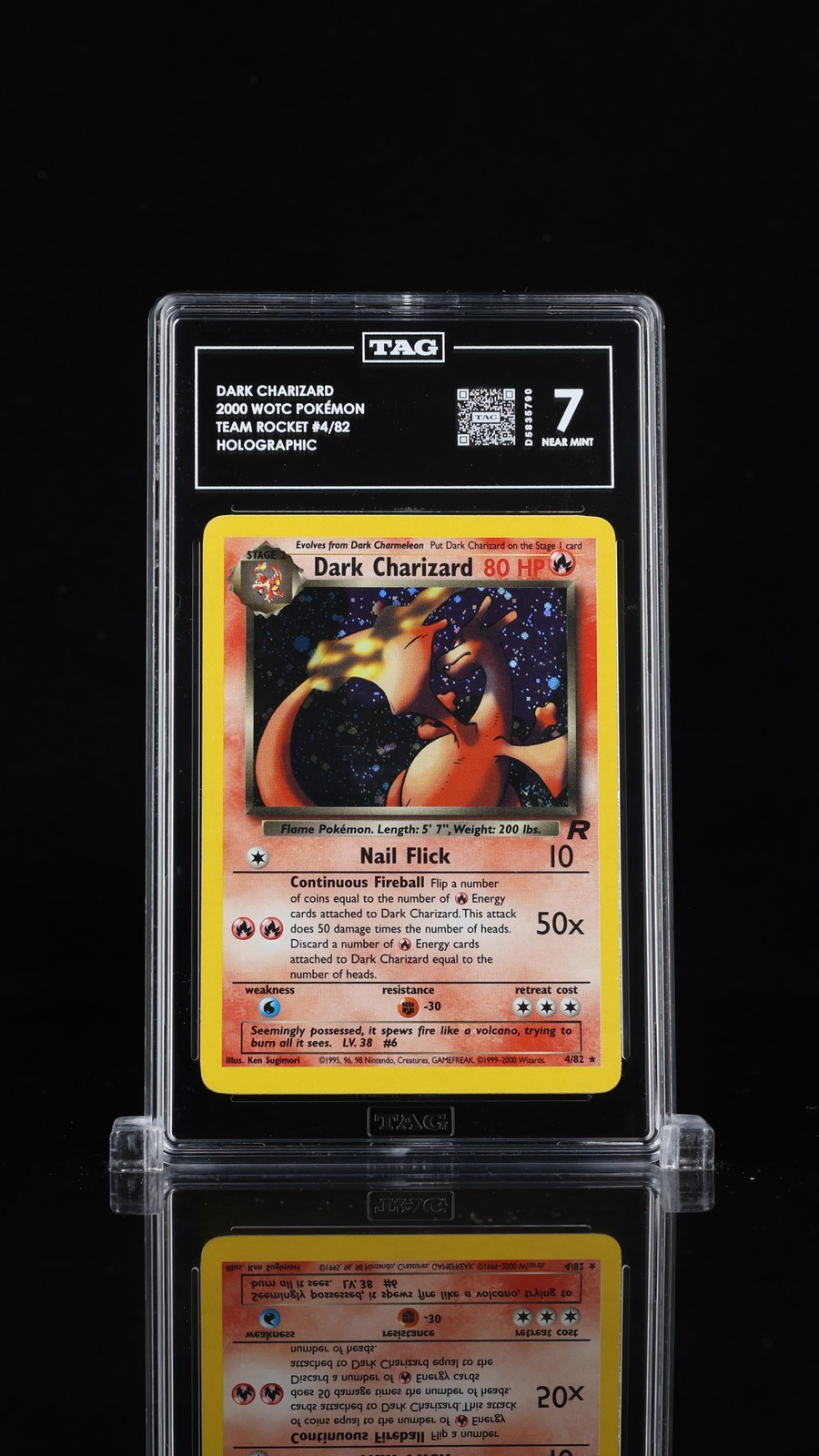 Dark Charizard - Team Rocket 4/82 TAG 7 Dark Charizard - Team Rocket 4/82 TAG 7