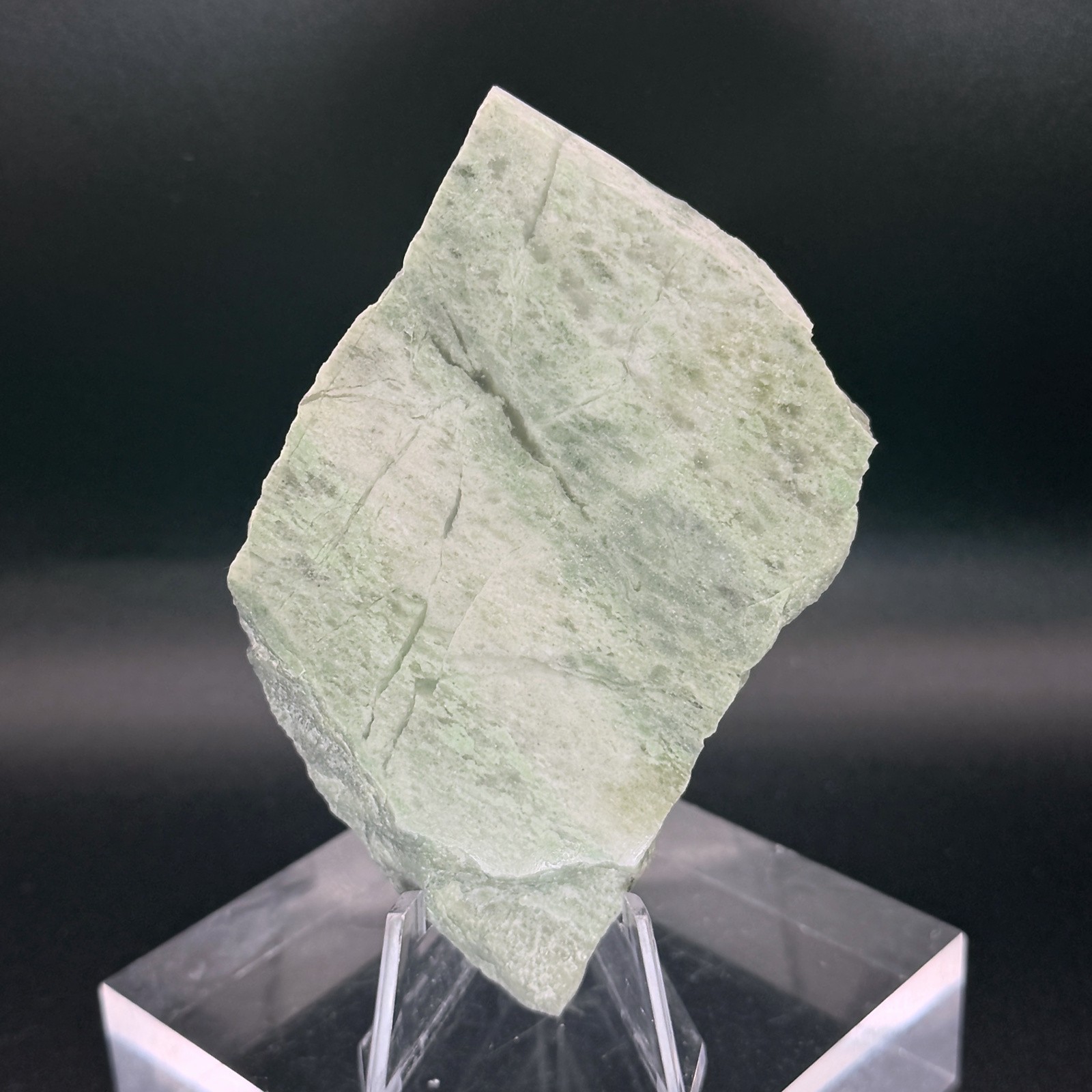 Pulga Jade Vesuvianite Polished Slab 5 oz Californite Idocrase Green Cabbing Gem