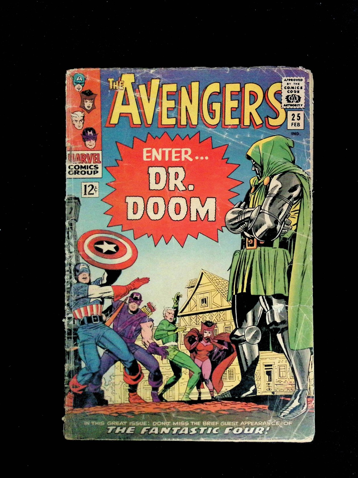 1966 Avengers 25 Dr. Doom appearance Fantastic Four Marvel 1966 Avengers 25 Dr. Doom appearance Fantastic Four Marvel