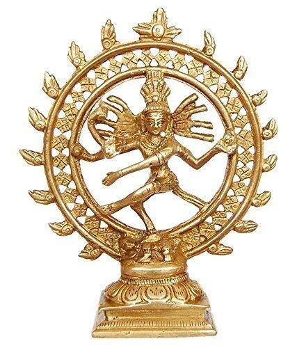Brass Lord Shiva Dancing Nataraja Statue Handcrafted Decorative Sculpture Brass Lord Shiva Dancing Nataraja Statue Handcrafted Decorative Sculpture