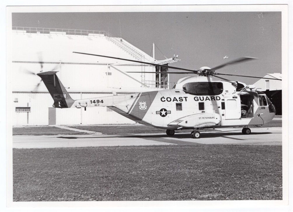 1978 USCG Sikorsky HH-3F Pelican 1494 at NAS St. Petersburg Original 5x7 Photo