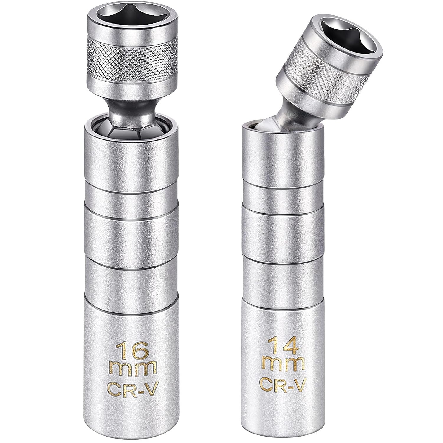 14mm & 16mm Spark Plug Socket Set for 9/16