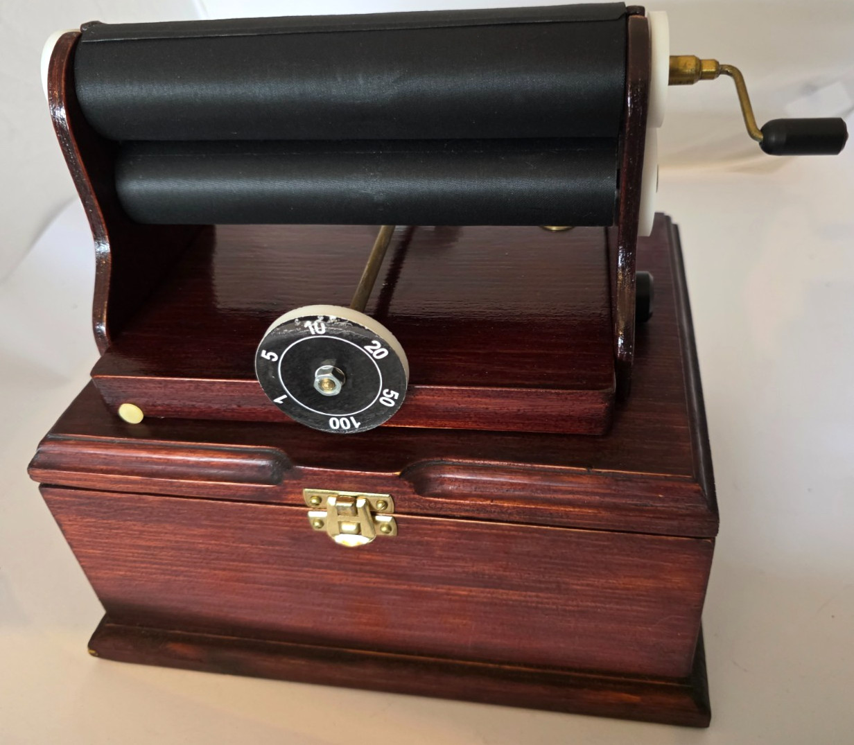 RARE Mikame Money Printer Magic Trick Illusion In Wooden Storage Box