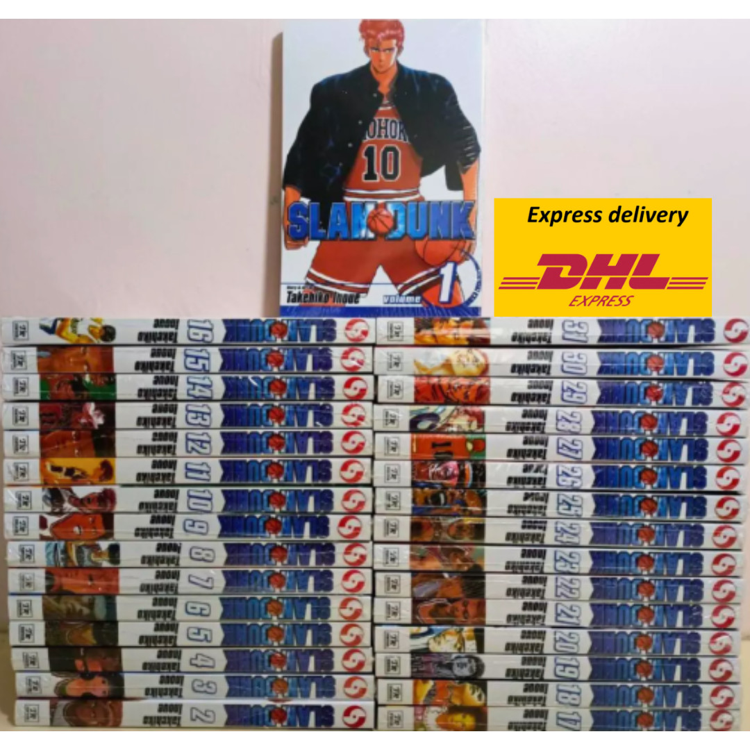 Slam Dunk Takehiko Inoue Manga Vol 1-31 English Comic Full Set + Free Fast DHL