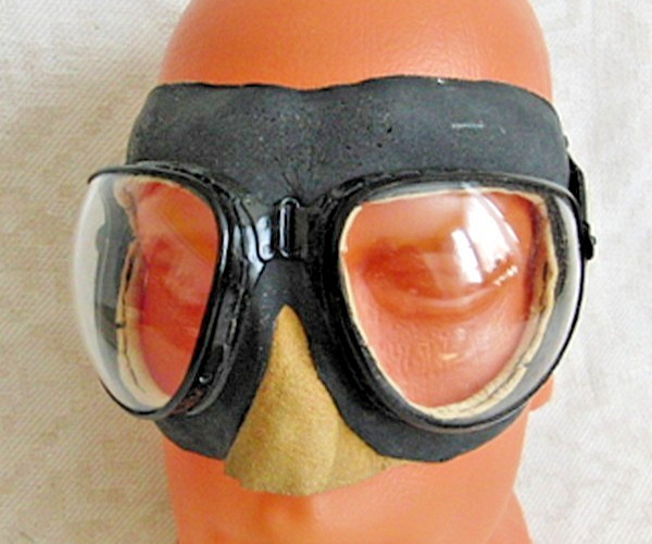 USSR PO-1M Military Pilot Goggles +Dark Lenses + Doc Original Box Cold War Era