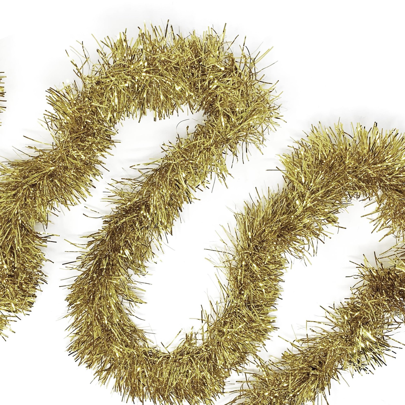 Allgala Tinsel Garland 50ft Champagne Metallic Foil Holiday Tree Decor Home Allgala Tinsel Garland 50ft Champagne Metallic Foil Holiday Tree Decor Home