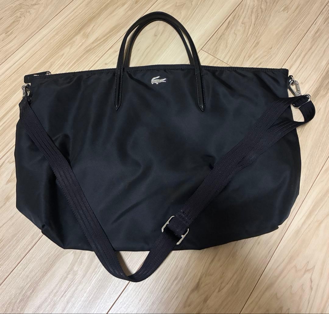 Lacoste Nylon Bag With Shoulder Women Rare French Model LImited Edition VHTF Pre
