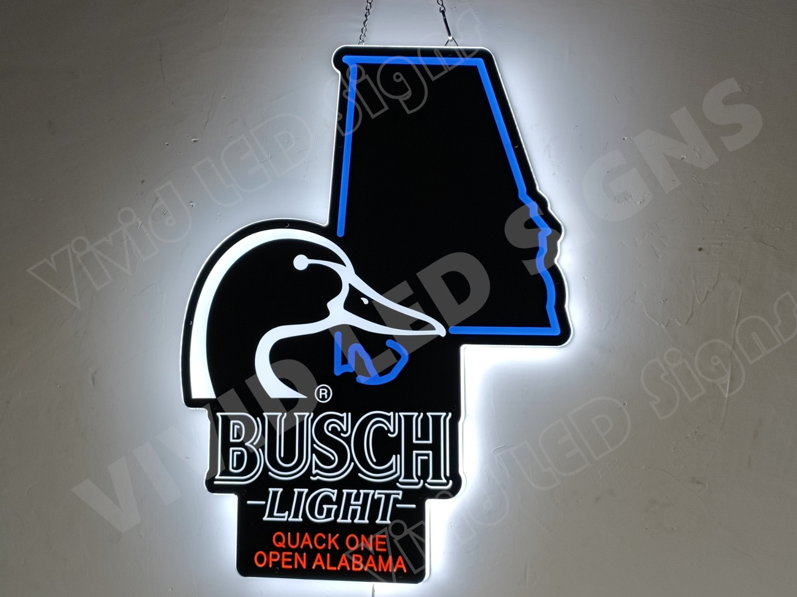 Alabama State Map Quack One Open Beer 20