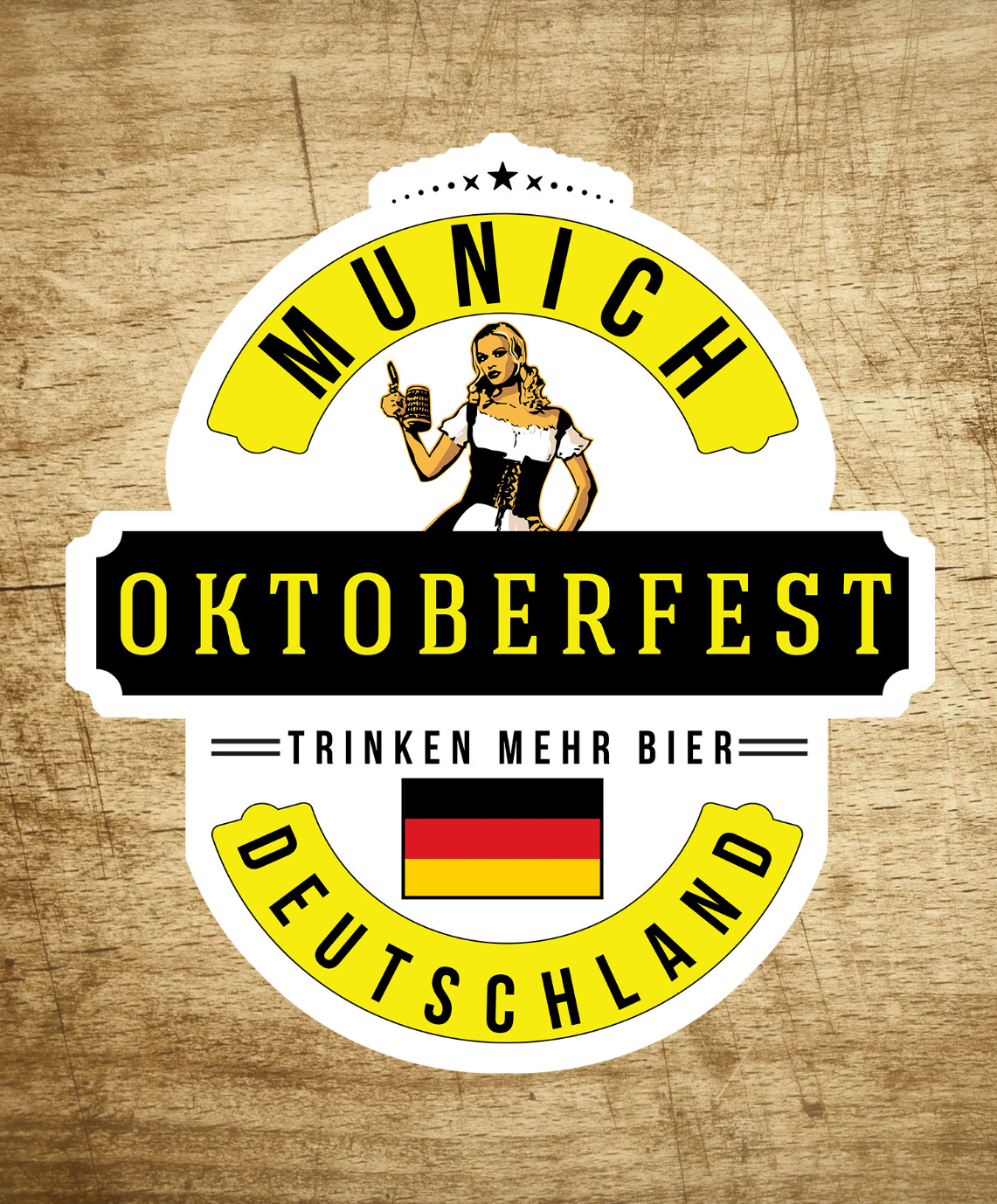 Oktoberfest Octoberfest Munchen Munich Decal Sticker 3.25\ Oktoberfest Octoberfest Munchen Munich Decal Sticker 3.25\