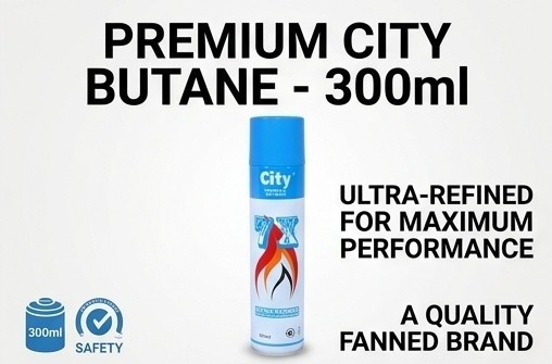 Premium 7X Refined Butane Gas Lighter Fuel Refill Clean Burning Torch Fuel 300ml