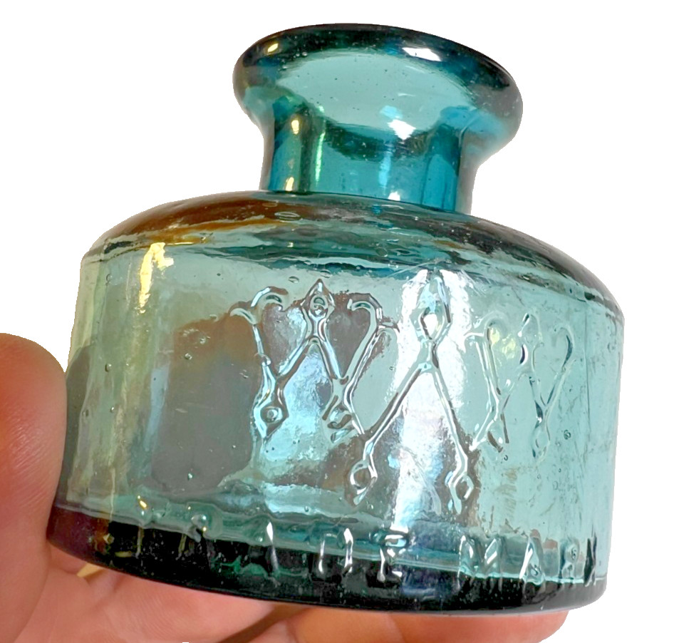 RARE Livermore Providence Rhode Island RI Ink Bottle Inkwell Stylographic Pen Co