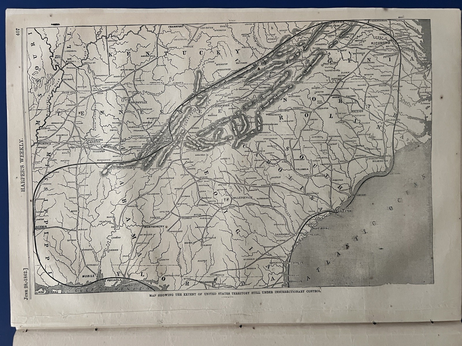 Harper's Weekly 6-28-1862 FRONT ROYAL, VA, Signal Corps, CAMP PUNISHMENTS, MAP Harper's Weekly 6-28-1862 FRONT ROYAL, VA, Signal Corps, CAMP PUNISHMENTS, MAP