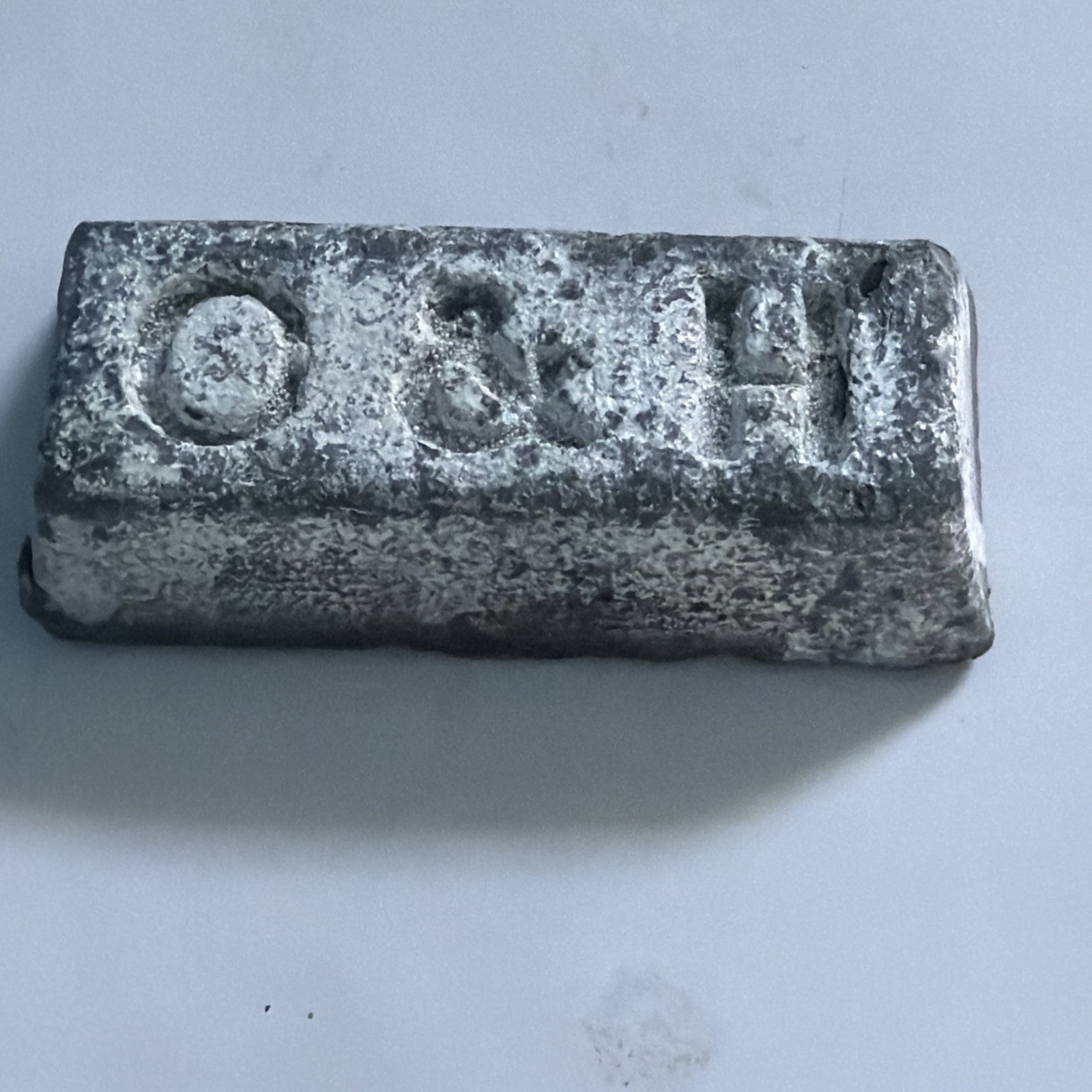 Calumet And Hecla Lead Ingot Keweenaw Michigan C&H Mi Ldi Calumet And Hecla Lead Ingot Keweenaw Michigan C&H Mi Ldi
