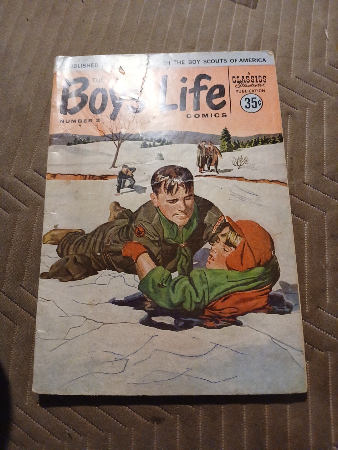 Vtg BOYS' LIFE COMICS #2, (THE BEST From) GILBERTSON PUB. Jan 1958 Silver Age Vtg BOYS' LIFE COMICS #2, (THE BEST From) GILBERTSON PUB. Jan 1958 Silver Age