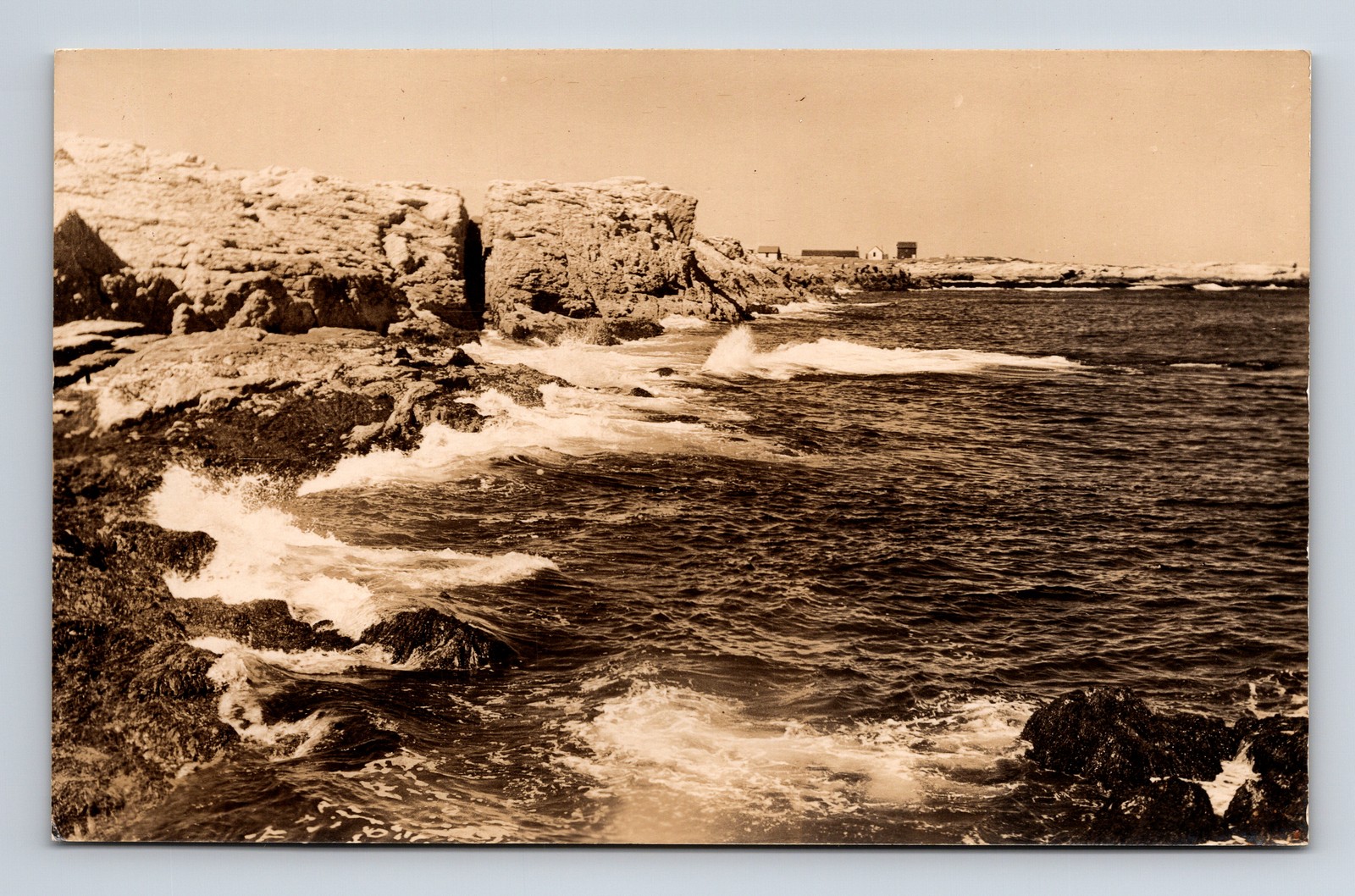 RPPC Star Island NH View of Cedar Smuttynose Isle Shoals Portsmouth ME Postcard RPPC Star Island NH View of Cedar Smuttynose Isle Shoals Portsmouth ME Postcard