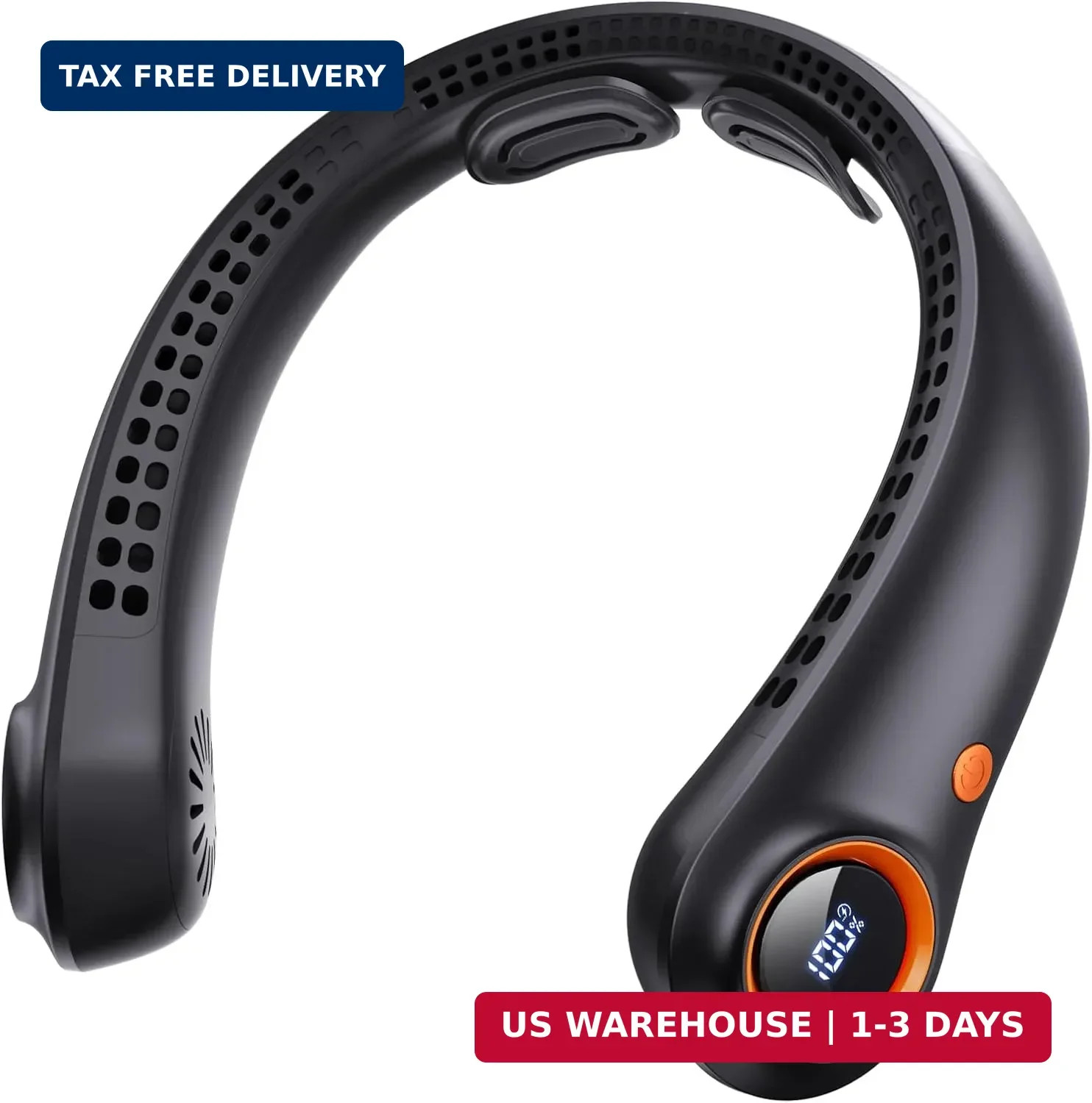 Portable Neck Fan, Neck Fans That Blow Cold Air, 5000mAh 5 Speeds Bladeless Wear Portable Neck Fan, Neck Fans That Blow Cold Air, 5000mAh 5 Speeds Bladeless Wear