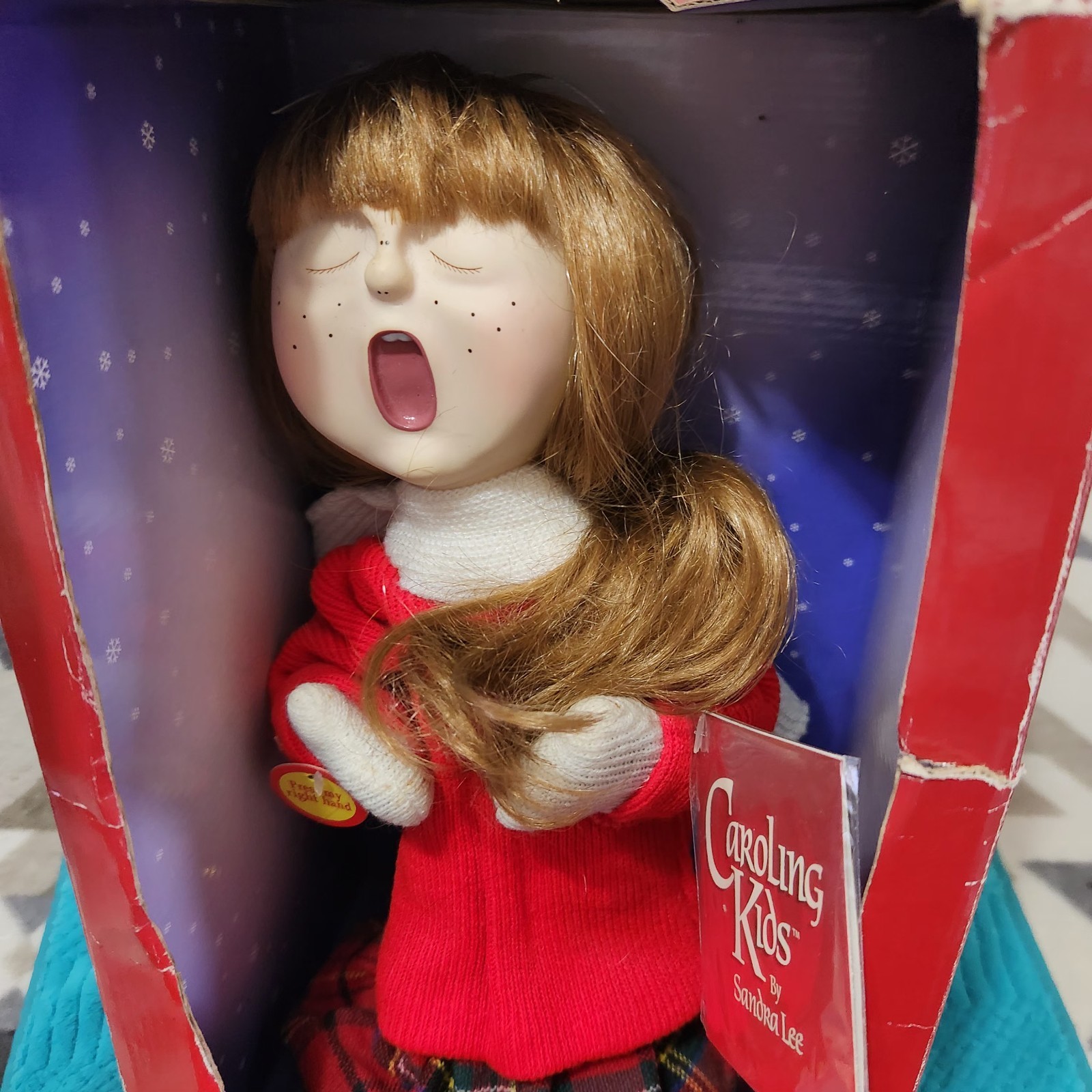 Caroling Kids by Sandra Lee Vintage Musical Doll Sings And Sways