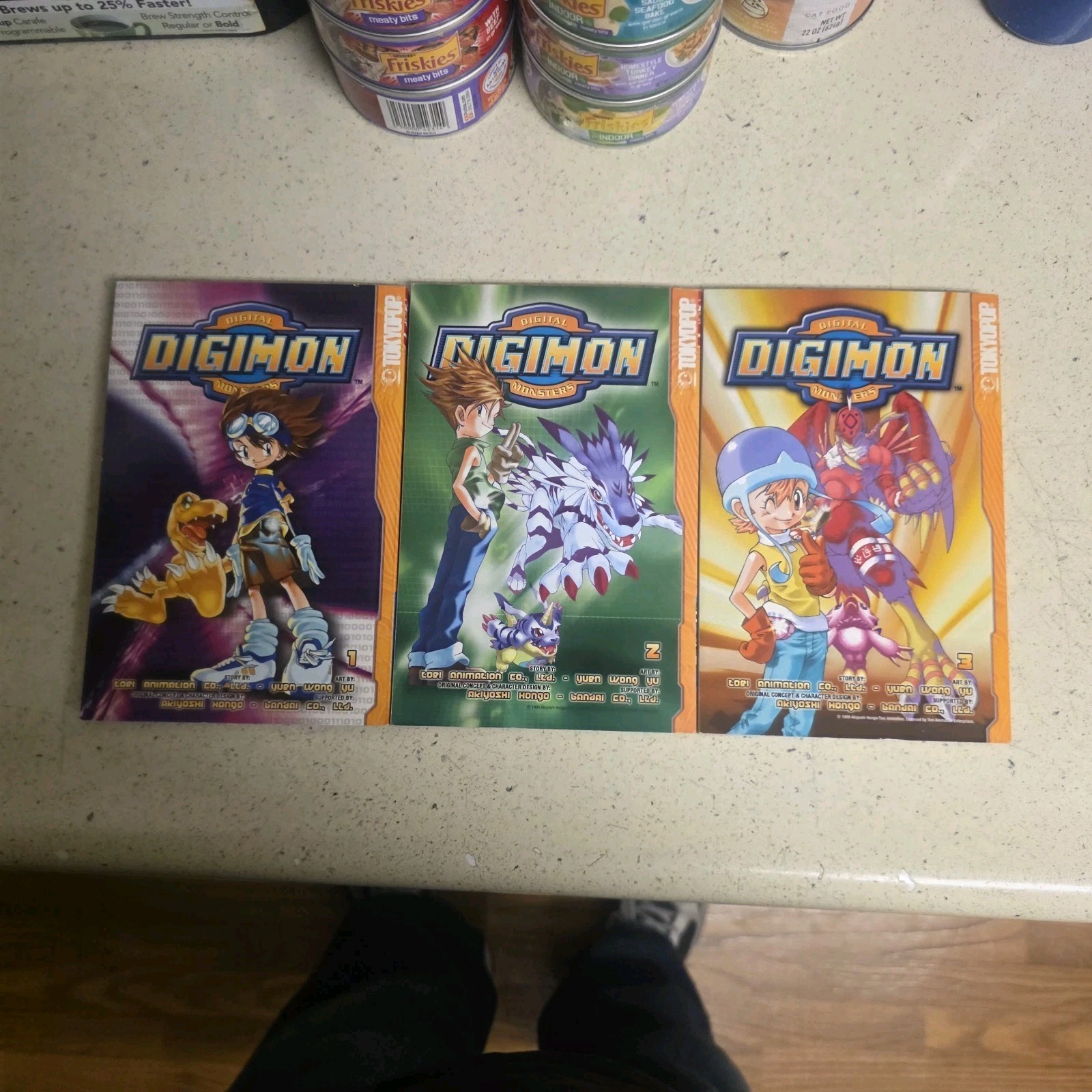 Digimon Volumes 1-3 Manga Lot Published By Tokyopop Htf Oop