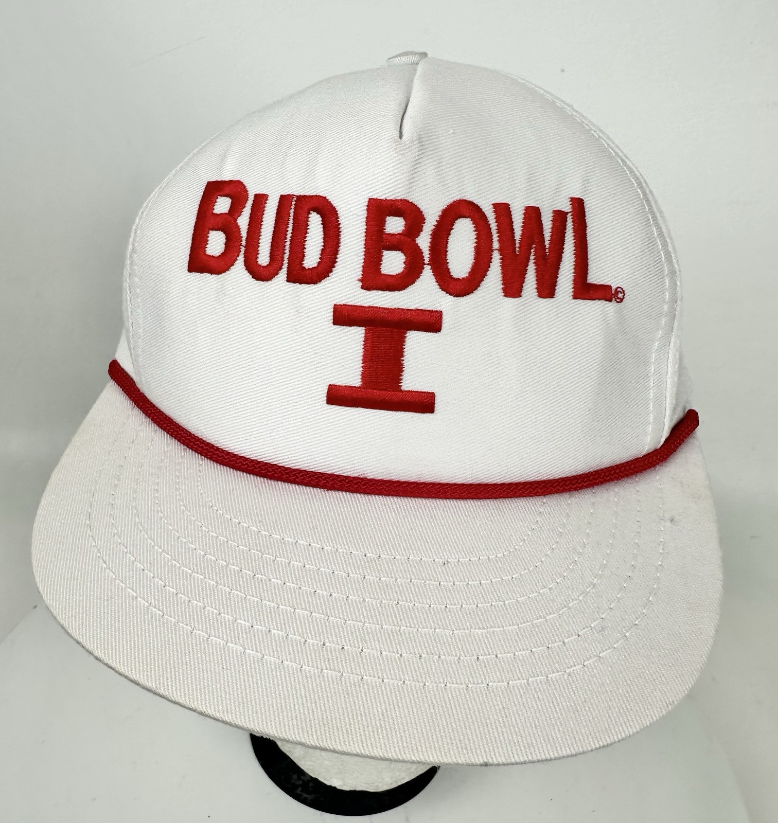 Vintage Bud Bowl I OSFA Hat Anheuser Busch Budweiser NFL Super Bowl Vintage Bud Bowl I OSFA Hat Anheuser Busch Budweiser NFL Super Bowl