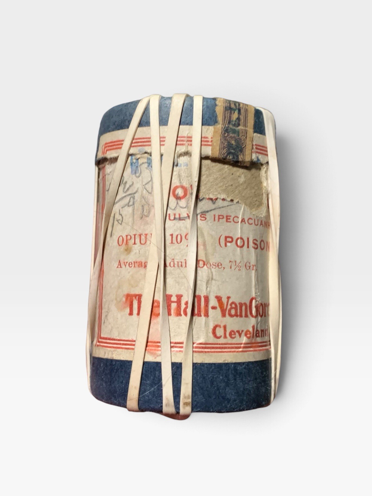 LAST ONE Antique Dover’s Powder Opium Ipecac ☠️ Poison Pharmacy Tin 1/3 Contents