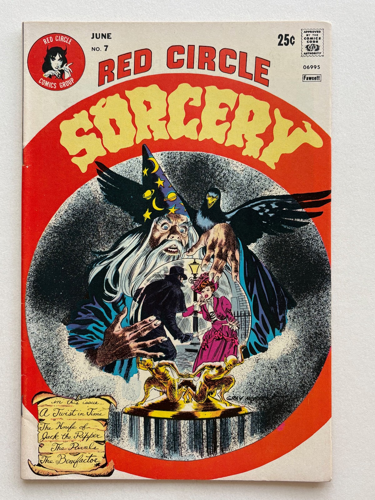 Red Circle Sorcery #7 Archie 1974 Gray Morrow Bernie Wrightson Bronze Age Red Circle Sorcery #7 Archie 1974 Gray Morrow Bernie Wrightson Bronze Age