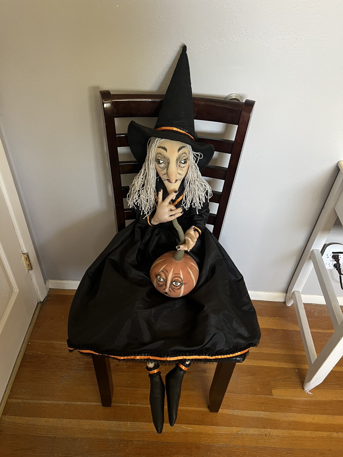 Joe Spencer Gathered Traditions - Allegra Witch with Pumpkin- 40\