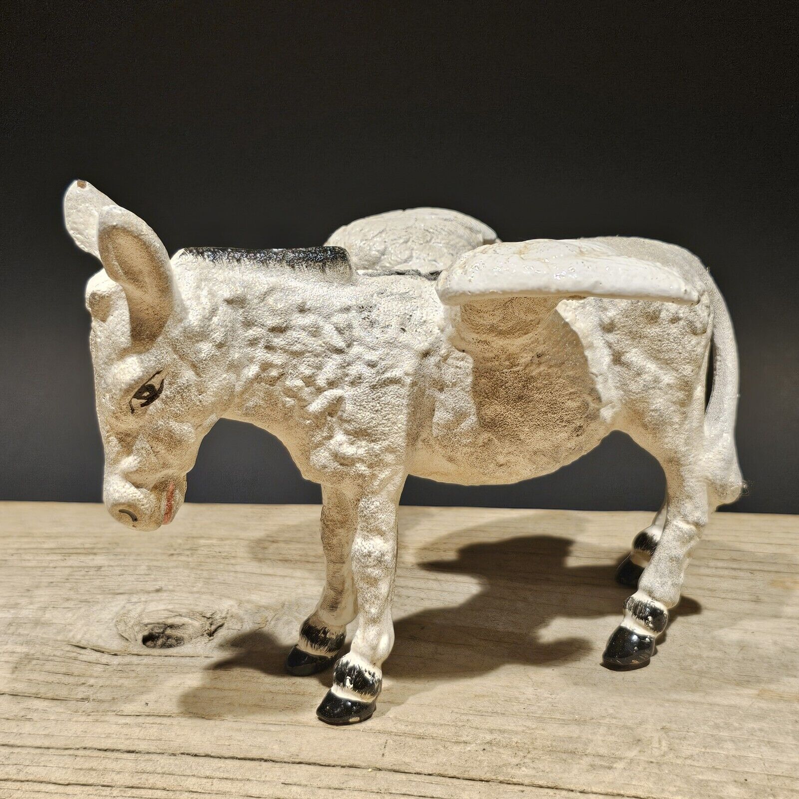 Antique Style Cast Iron Flying Donkey Coin Bank