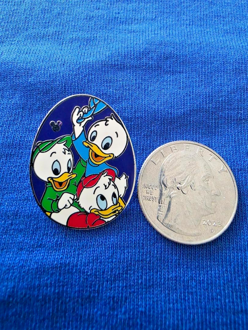 DLR - Huey Louie and Dewey - Completer Disney Ducks Hidden Mickey PIN 2015