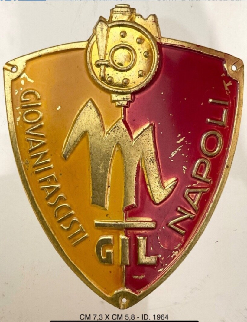 VENTENNIO NAPOLI ASSOCIAZIONE GIOVANILE DI PARTITO SCUDETTO GIOVENTÙ ITALIANA VENTENNIO NAPOLI ASSOCIAZIONE GIOVANILE DI PARTITO SCUDETTO GIOVENTÙ ITALIANA