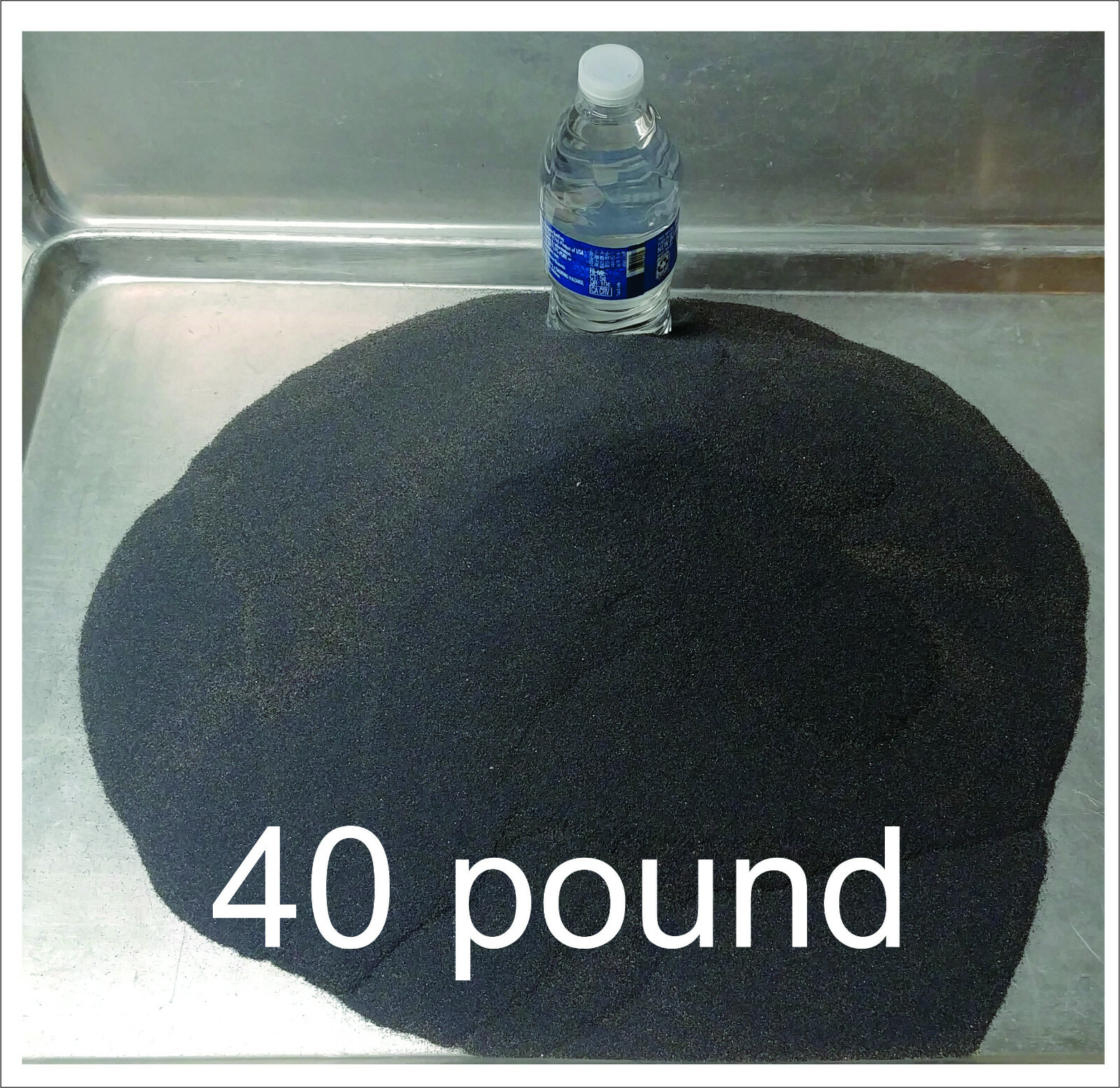 40-lbs Magnetite black sand, Montana, pure magnetic fine 30 mesh, Zen meow, gold