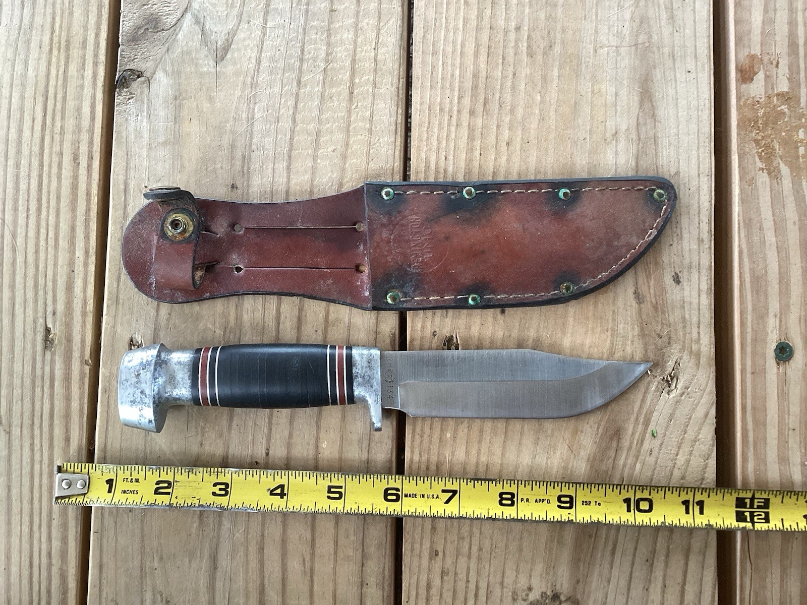 Vintage Remington RH 134 Hunting Fighting Knife 