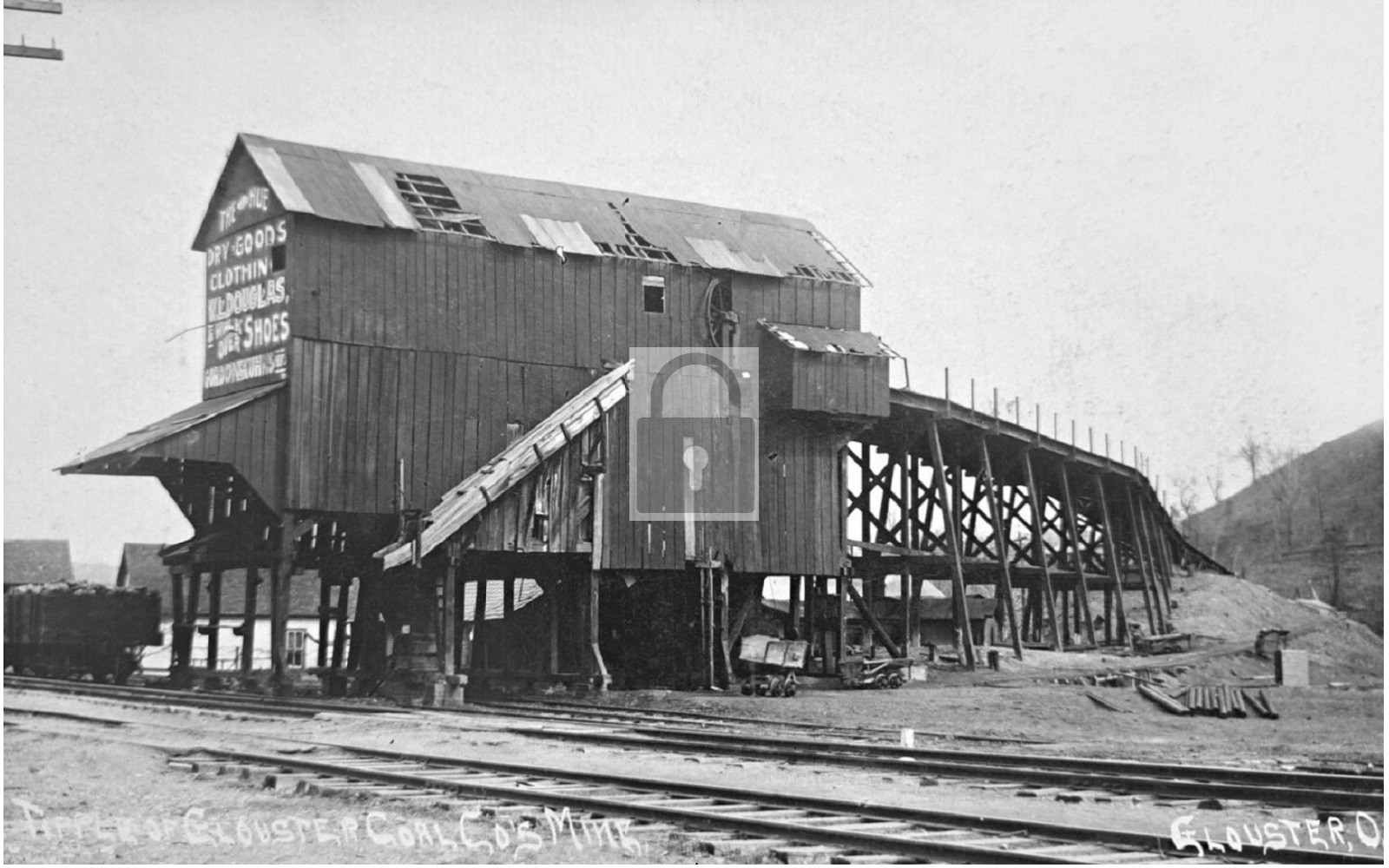 Glouster Coal Mine Co Tipple Ohio OH - 11x17 Reprint Glouster Coal Mine Co Tipple Ohio OH - 11x17 Reprint