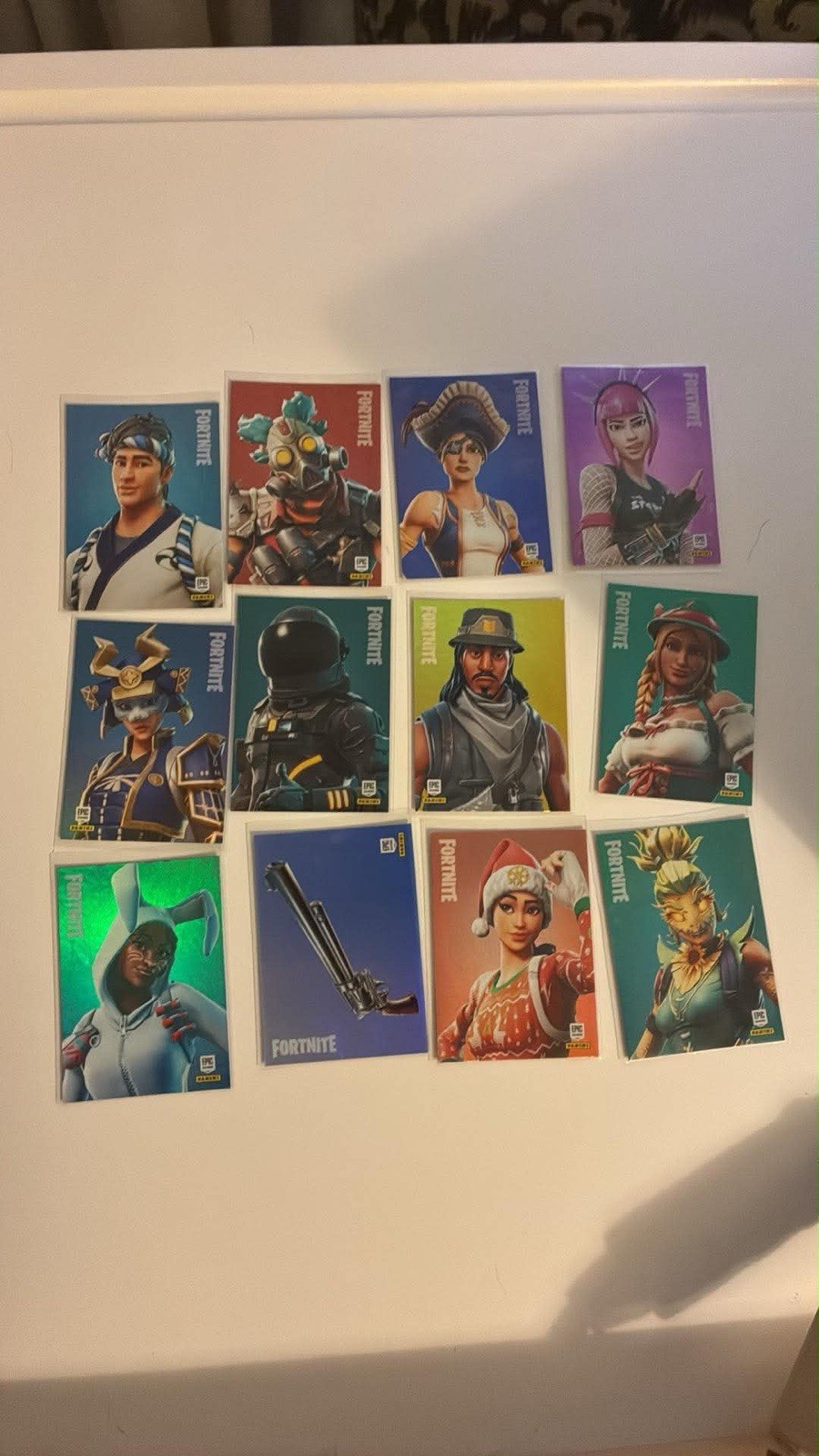 Panini Fortnite Series 1/2/3 Lot- Holos, Cracked Ice And Optichrome. 166 Cards