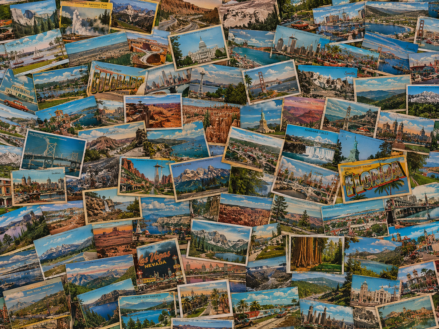 Lot Of 100 Maine Postcards Inc Litho Linen & Chrome