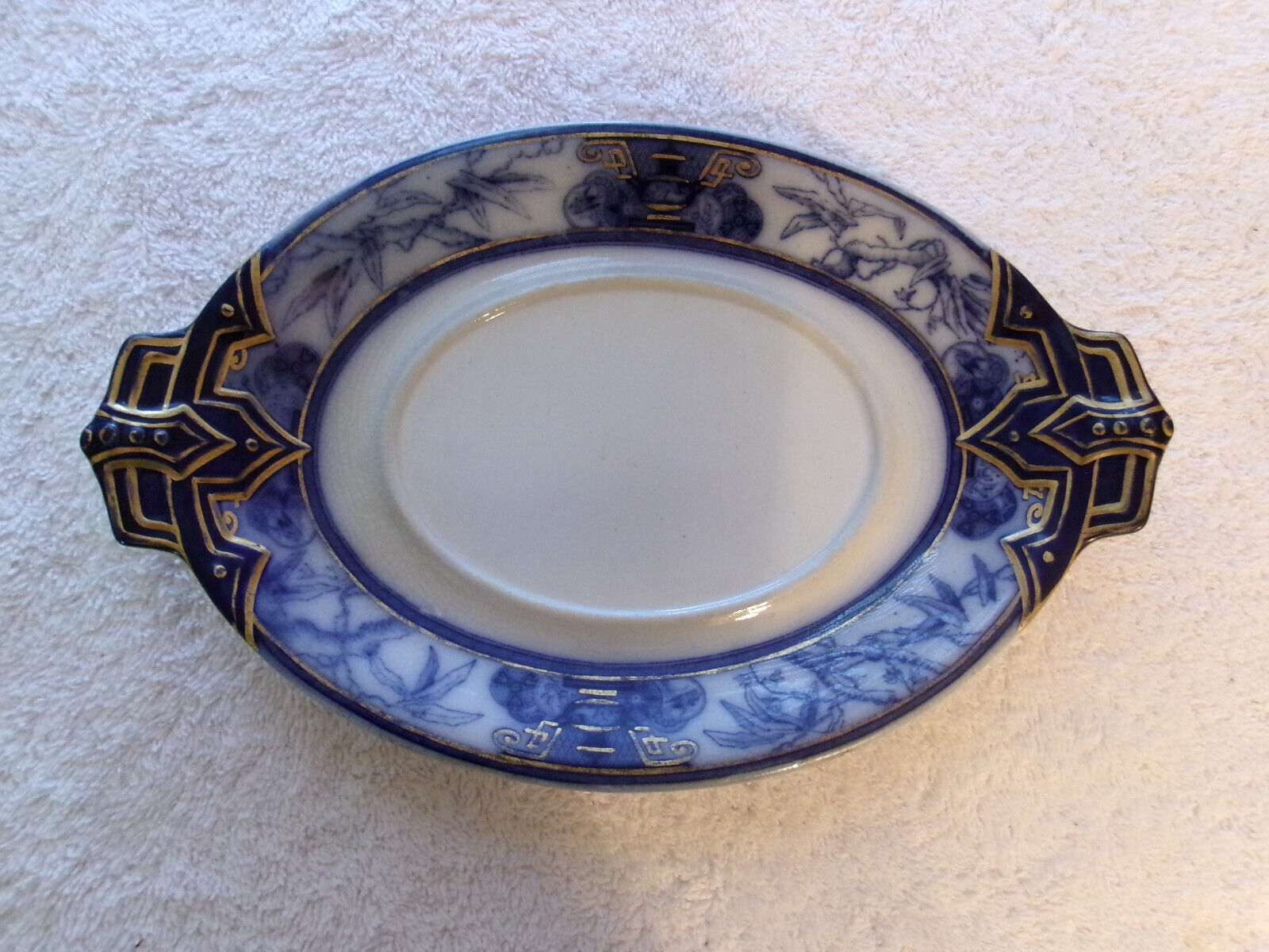 Antique Pinder Bourne & Co Porcelain Plate Staffordshire England Beautiful
