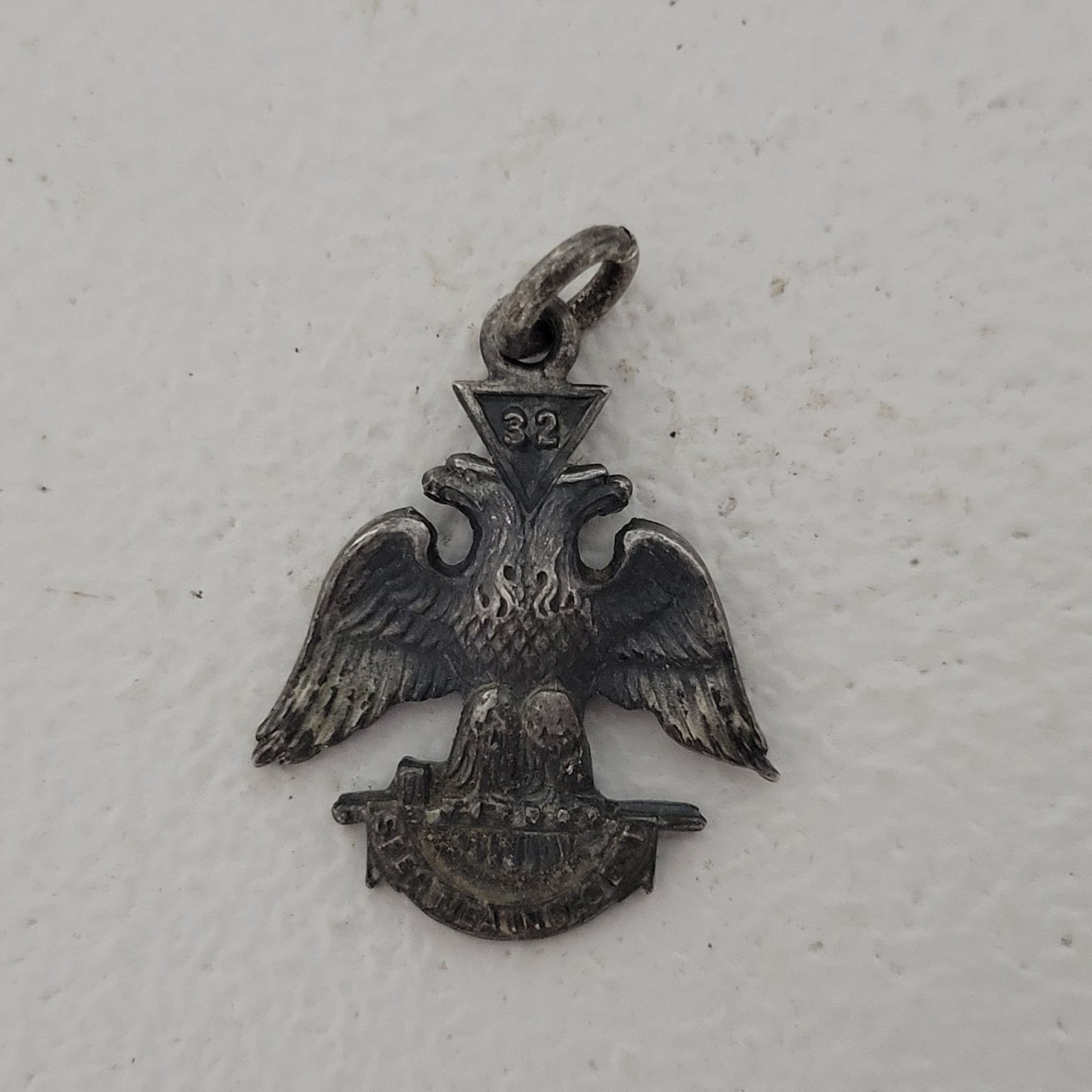 Vintage Sterling Silver 32nd Degree Masonic Scottish Rite Double Headed Eagle Vintage Sterling Silver 32nd Degree Masonic Scottish Rite Double Headed Eagle