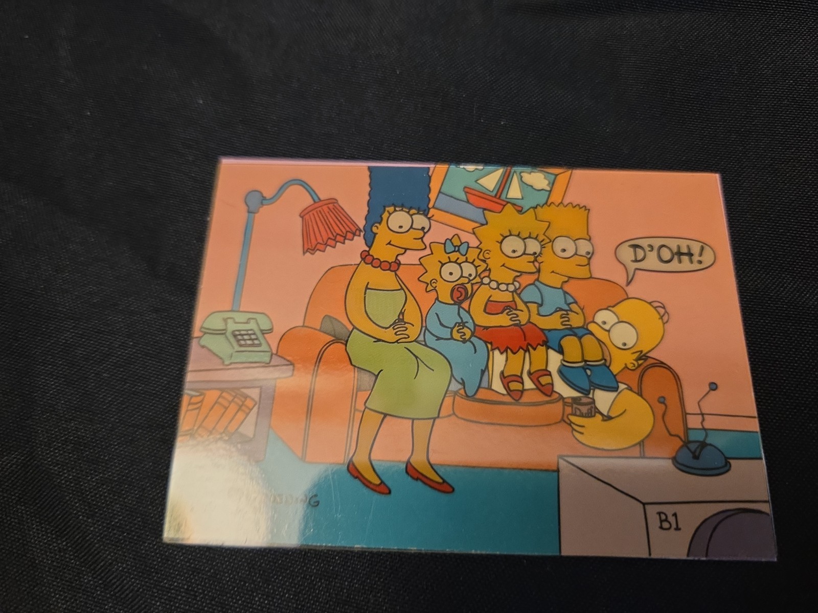 1993 SKYBOX * THE SIMPSONS SERIES 1 PROMO CARD SET B1 & C1 RARE * COUCH SET 