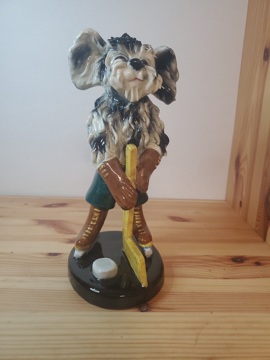 VINT ITALIAN SPAGHETTI DOG Playing Golf DOG MID CENTURY ITALY 8.5” SM VINT ITALIAN SPAGHETTI DOG Playing Golf DOG MID CENTURY ITALY 8.5” SM