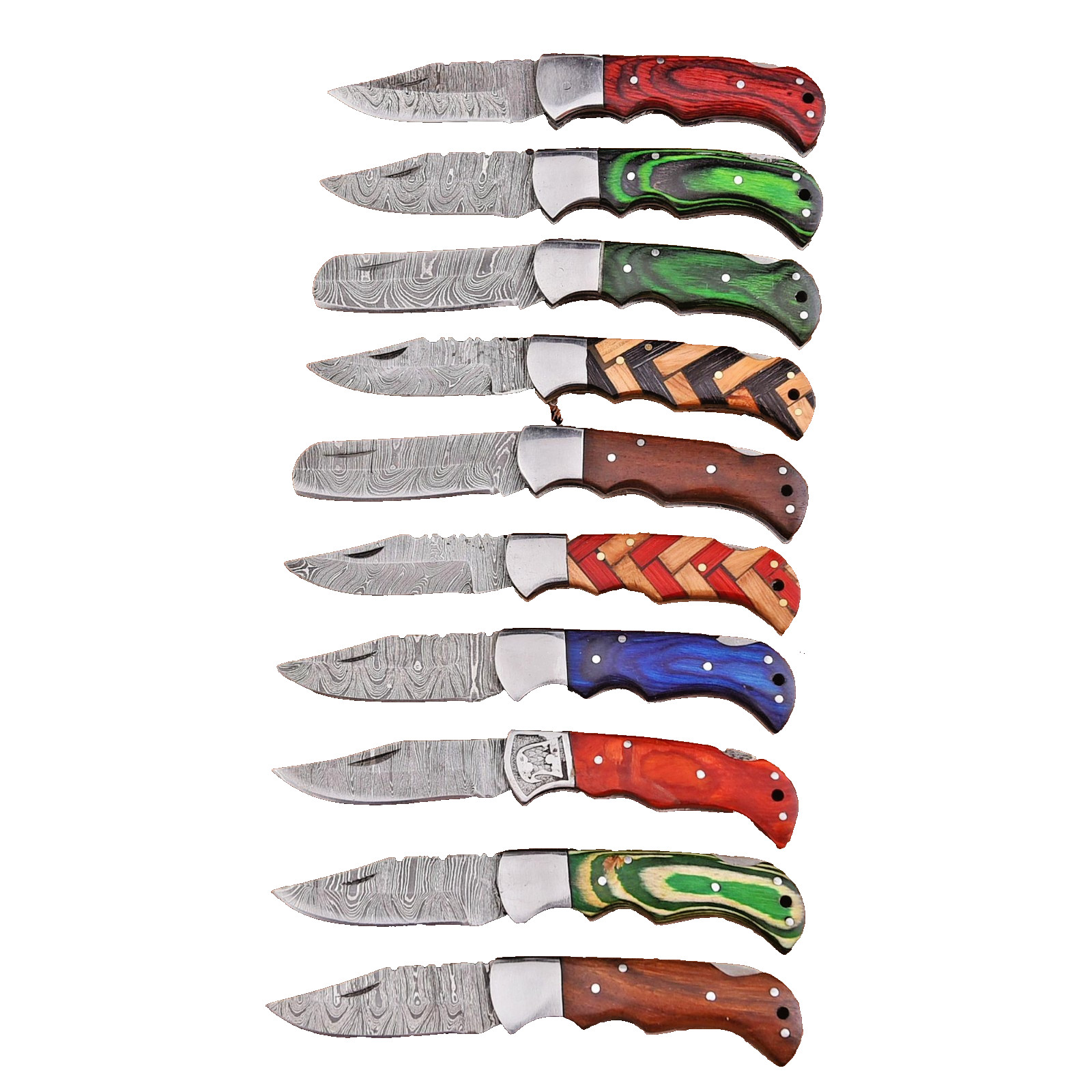 Lot of 10 Tactical Folding blade POCKET Knives EDC Camping Tactical WholeSale